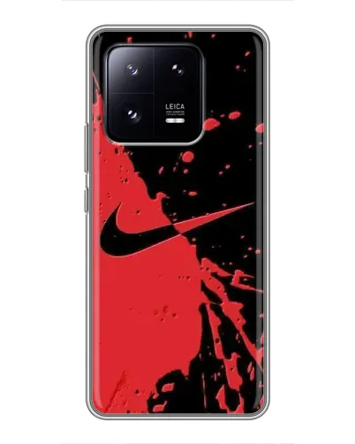 Чехол для Xiaomi 13 Pro с картинкой «Красные брызги Nike» Чехол для Xiaomi 13 Pro с картинкой «Красные брызги Nike»