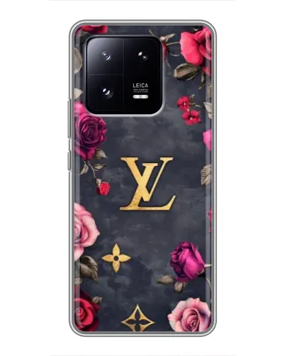 Чехол для Xiaomi 13 Pro с картинкой «Цветочный Louis Vuitton»