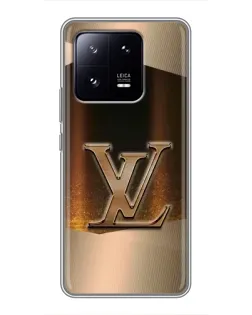 Чехол для Xiaomi 13 Pro с картинкой «LV — золотое сияние» Чехол для Xiaomi 13 Pro с картинкой «LV — золотое сияние»
