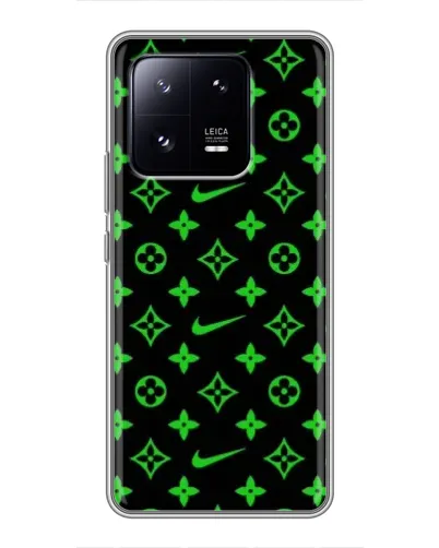 Чехол для Xiaomi 13 Pro с картинкой «Неоновый принт LV»