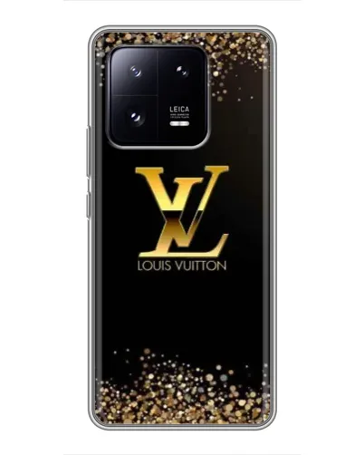 Чехол для Xiaomi 13 Pro с картинкой «LV — золотые искры»