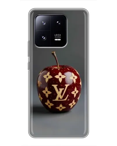 Чехол для Xiaomi 13 Pro с картинкой «Красное яблоко LV»