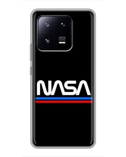 Чехол для Xiaomi 13 Pro с картинкой «NASA — классика Red Blue»