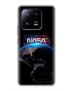 Чехол для Xiaomi 13 Pro с картинкой «Земля из космоса NASA» Чехол для Xiaomi 13 Pro с картинкой «Земля из космоса NASA»