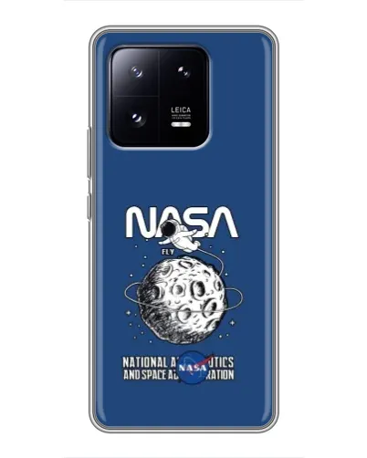 Чехол для Xiaomi 13 Pro с картинкой «NASA — лунная миссия»