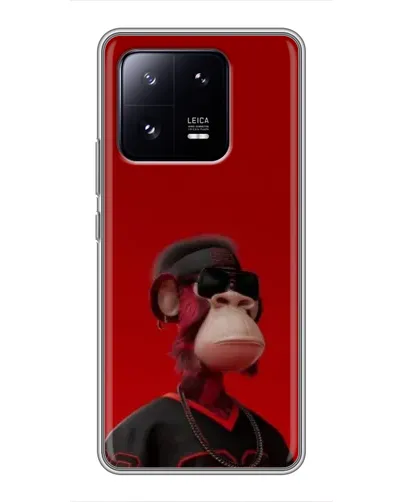 Чохол для Xiaomi 13 Pro з картинкою «Bored Ape в червоному» Чохол для Xiaomi 13 Pro з картинкою «Bored Ape в червоному»