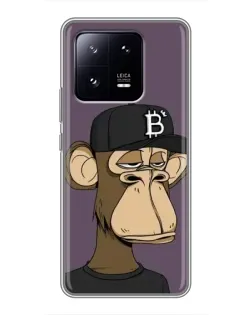 Чехол для Xiaomi 13 Pro с картинкой «Bored Ape в кепке» Чехол для Xiaomi 13 Pro с картинкой «Bored Ape в кепке»