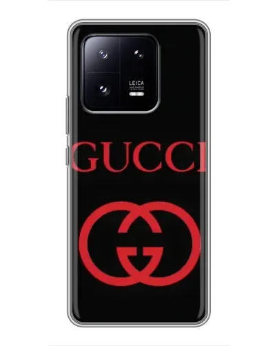 Чохол для Xiaomi 13 Pro з картинкою «Gucci — червоний логотип»
