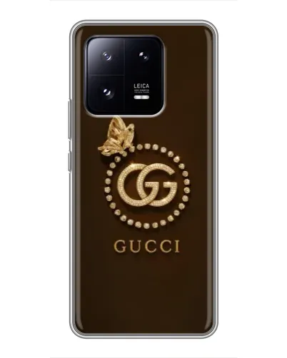 Чохол для Xiaomi 13 Pro з картинкою «Gucci — золотий метелик»
