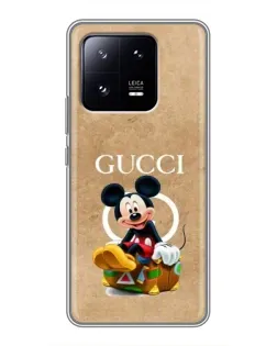 Чехол для Xiaomi 13 Pro с картинкой «Микки Маус Gucci — крафт» Чехол для Xiaomi 13 Pro с картинкой «Микки Маус Gucci — крафт»
