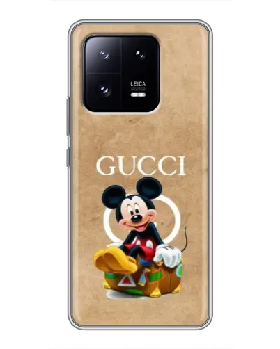 Чохол для Xiaomi 13 Pro з картинкою «Міккі Маус Gucci — крафт»