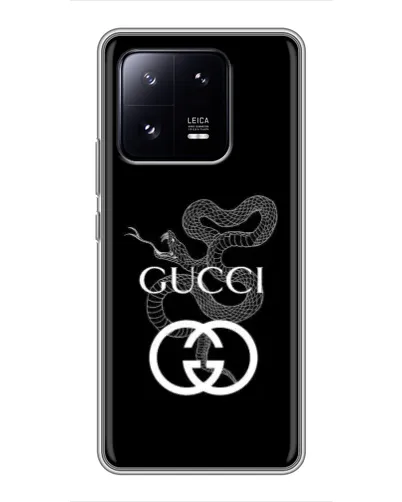 Чохол для Xiaomi 13 Pro з картинкою «Gucci — срібна змія»