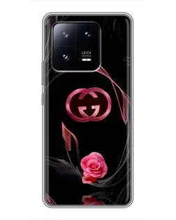 Чехол для Xiaomi 13 Pro с картинкой «Gucci — неоновая роза» Чехол для Xiaomi 13 Pro с картинкой «Gucci — неоновая роза»