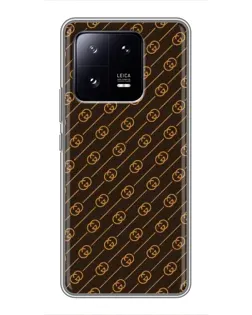 Чехол для Xiaomi 13 Pro с картинкой «Gucci — золотые диагонали» Чехол для Xiaomi 13 Pro с картинкой «Gucci — золотые диагонали»