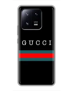 Чехол для Xiaomi 13 Pro с картинкой «Gucci — красный пояс» Чехол для Xiaomi 13 Pro с картинкой «Gucci — красный пояс»