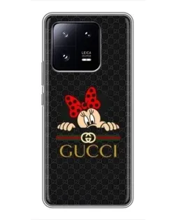 Чехол для Xiaomi 13 Pro с картинкой «Минни Маус Gucci — черный» Чехол для Xiaomi 13 Pro с картинкой «Минни Маус Gucci — черный»