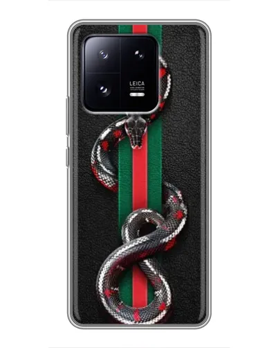 Чохол для Xiaomi 13 Pro з картинкою «Gucci — змія на смузі» Чохол для Xiaomi 13 Pro з картинкою «Gucci — змія на смузі»