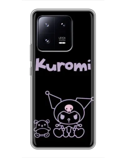 Чохол для Xiaomi 13 Pro з картинкою «Kuromi — чорний мінімалізм» Чохол для Xiaomi 13 Pro з картинкою «Kuromi — чорний мінімалізм»