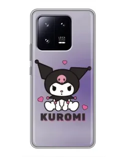 Чехол для Xiaomi 13 Pro с картинкой «Kuromi — фиолетовый арт»