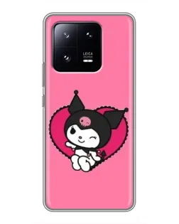 Чехол для Xiaomi 13 Pro с картинкой «Kuromi — любовь в сердце»