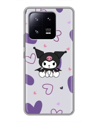 Чохол для Xiaomi 13 Pro з картинкою «Kuromi та лавандові серця» Чохол для Xiaomi 13 Pro з картинкою «Kuromi та лавандові серця»