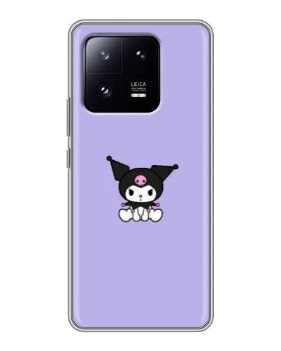 Чохол для Xiaomi 13 Pro з картинкою «Kuromi — фіолетовий мінімалізм» Чохол для Xiaomi 13 Pro з картинкою «Kuromi — фіолетовий мінімалізм»