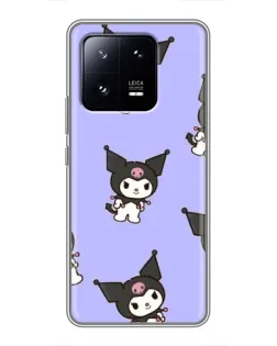 Чехол для Xiaomi 13 Pro с картинкой «Паттерн с Kuromi»