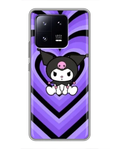 Чохол для Xiaomi 13 Pro з картинкою «Kuromi та фіолетові серця» Чохол для Xiaomi 13 Pro з картинкою «Kuromi та фіолетові серця»