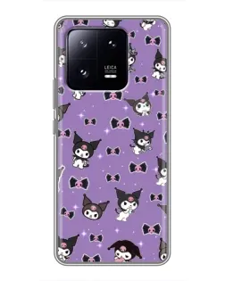 Чехол для Xiaomi 13 Pro с картинкой «Kuromi — паттерн»