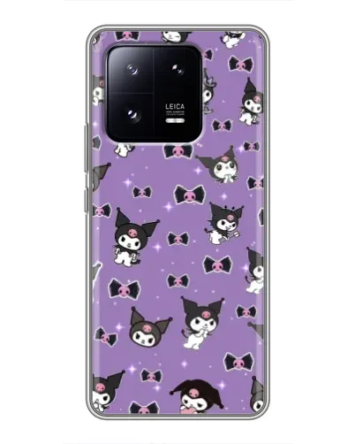 Чохол для Xiaomi 13 Pro з картинкою «Kuromi — патерн» Чохол для Xiaomi 13 Pro з картинкою «Kuromi — патерн»