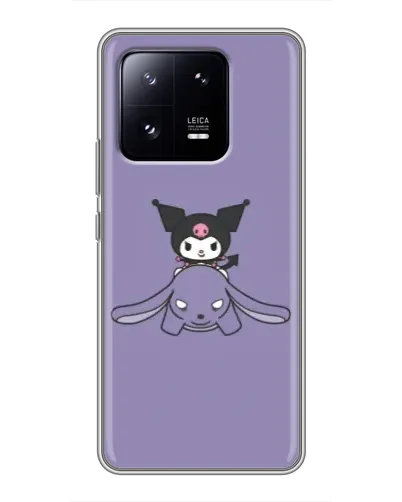 Чохол для Xiaomi 13 Pro з картинкою «Kuromi на ліловому фоні» Чохол для Xiaomi 13 Pro з картинкою «Kuromi на ліловому фоні»