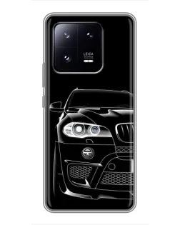 Чехол для Xiaomi 13 Pro с картинкой «Темный силуэт BMW» Чехол для Xiaomi 13 Pro с картинкой «Темный силуэт BMW»