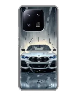 Чехол для Xiaomi 13 Pro с картинкой «BMW в свете фар» Чехол для Xiaomi 13 Pro с картинкой «BMW в свете фар»