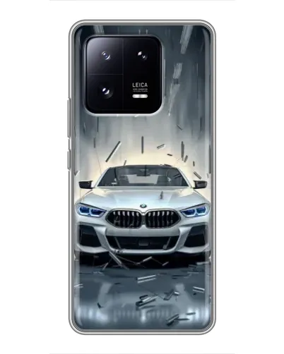 Чехол для Xiaomi 13 Pro с картинкой «BMW в свете фар»