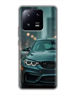 Чехол для Xiaomi 13 Pro с картинкой «BMW в огнях города» Чехол для Xiaomi 13 Pro с картинкой «BMW в огнях города»