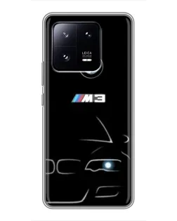 Чехол для Xiaomi 13 Pro с картинкой «Минималистичный принт BMW M3» Чехол для Xiaomi 13 Pro с картинкой «Минималистичный принт BMW M3»