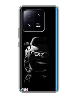 Чехол для Xiaomi 13 Pro с картинкой «Силуэт BMW в темноте» Чехол для Xiaomi 13 Pro с картинкой «Силуэт BMW в темноте»