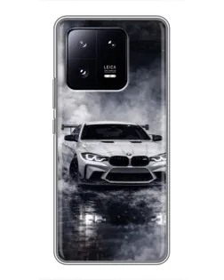 Чехол для Xiaomi 13 Pro с картинкой «BMW сквозь туман» Чехол для Xiaomi 13 Pro с картинкой «BMW сквозь туман»