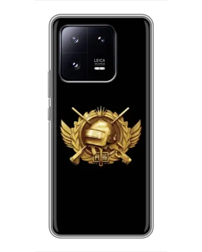 Чохол для Xiaomi 13 Pro з картинкою «PUBG — помаранчевий градієнт»