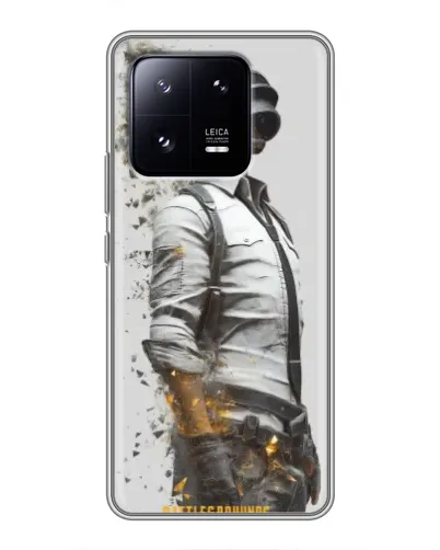 Чохол для Xiaomi 13 Pro з картинкою «PUBG — боєць у пилу»