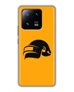 Чохол для Xiaomi 13 Pro з картинкою «PUBG — золотий шолом»