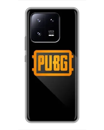 Чохол для Xiaomi 13 Pro з картинкою «PUBG — рамка лого»