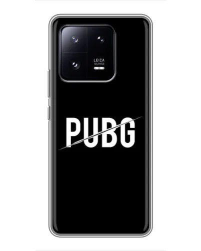Чохол для Xiaomi 13 Pro з картинкою «PUBG — білий логотип»