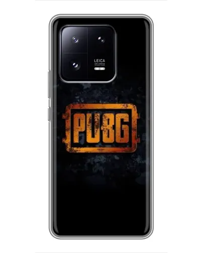 Чохол для Xiaomi 13 Pro з картинкою «PUBG — золотий логотип»