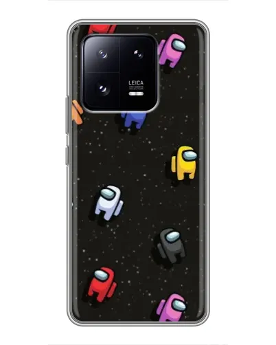 Чохол для Xiaomi 13 Pro з картинкою «Космічний патерн Among Us»
