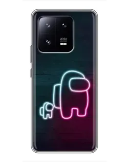 Чохол для Xiaomi 13 Pro з картинкою «Among Us неон-арт»