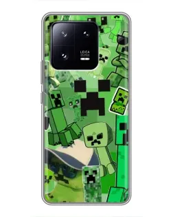Чохол для Xiaomi 13 Pro з картинкою «Кріпери Minecraft» Чохол для Xiaomi 13 Pro з картинкою «Кріпери Minecraft»