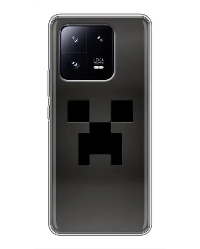 Чехол для Xiaomi 13 Pro с картинкой «Черный крипер градиент»