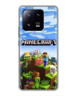 Чохол для Xiaomi 13 Pro з картинкою «Minecraft класичний світ»