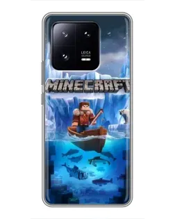 Чохол для Xiaomi 13 Pro з картинкою «Minecraft льодянийсвіт»